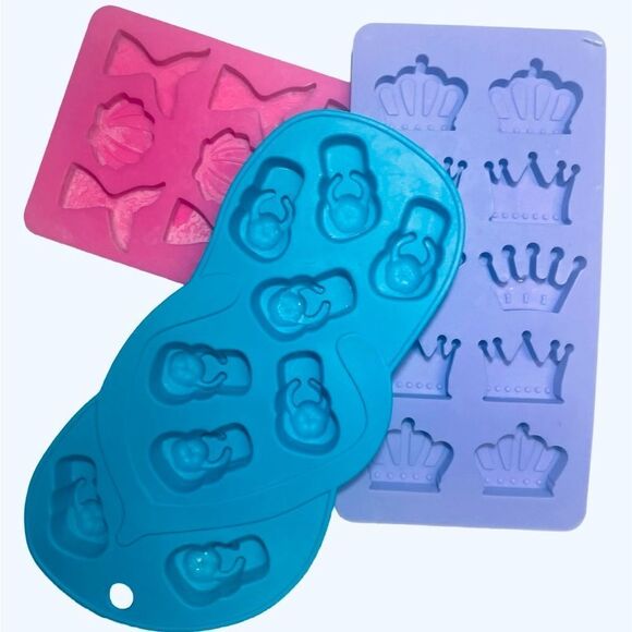 Celebrate It Silicone Molds Little Girls Set - Picture 2 of 2